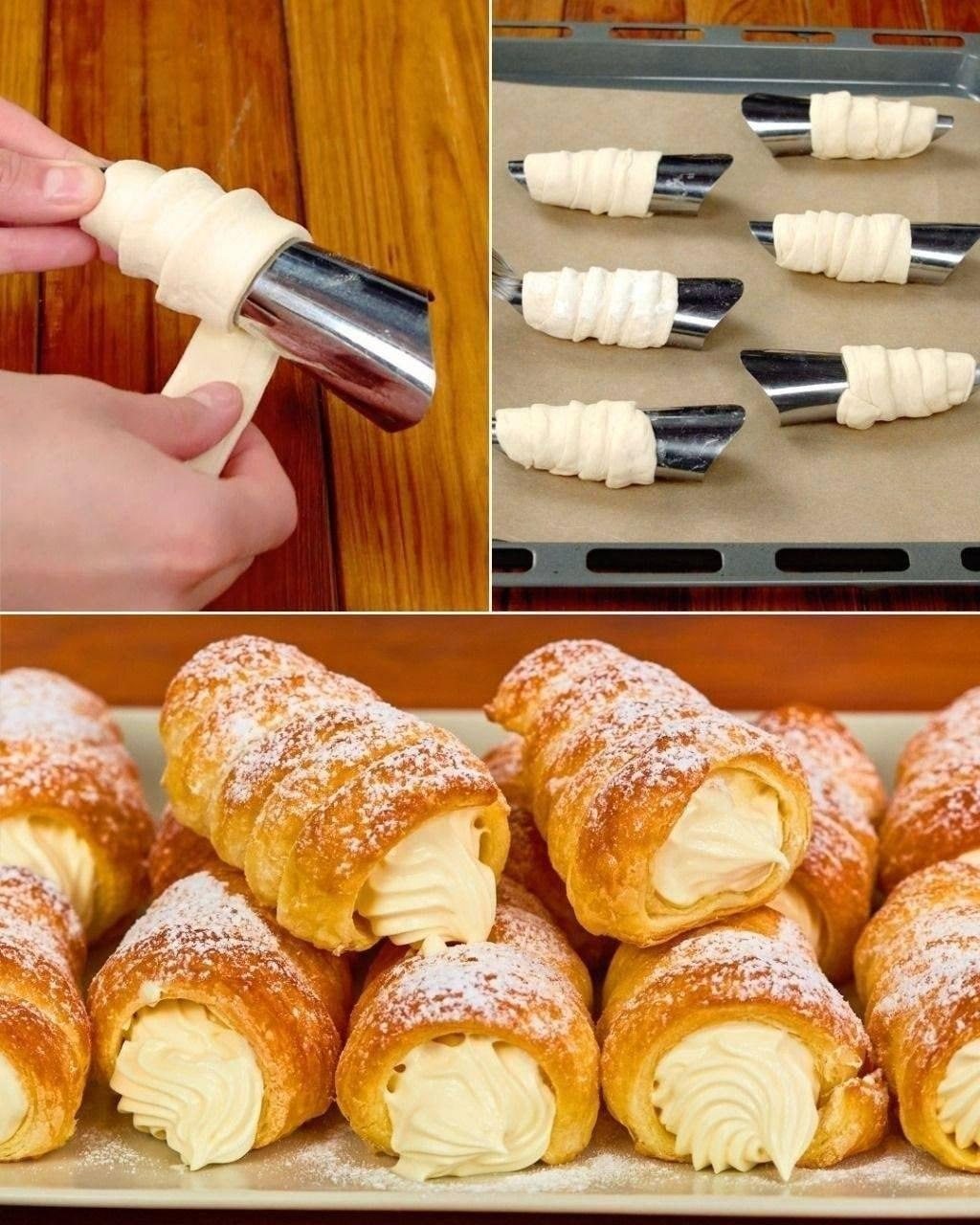 Croissants Rellenos de Crema Pastelera: Una Delicia Irresistible
