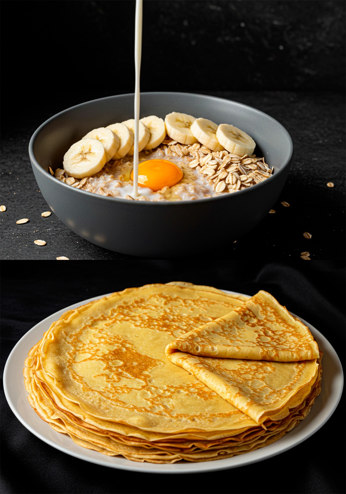 Crepes de Plátano y Avena: Receta Saludable, Nutritiva y Fácil de Preparar