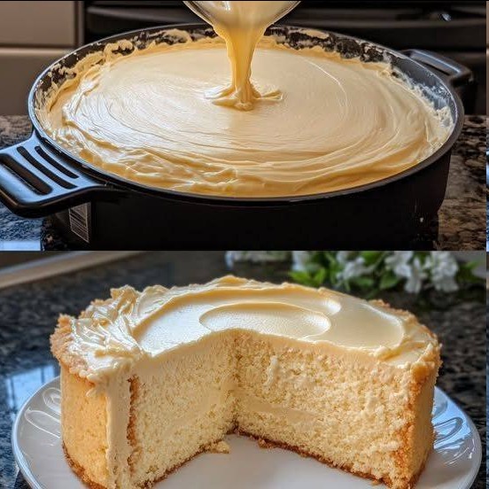 Bizcochuelo Esponjoso con Solo 3 Ingredientes