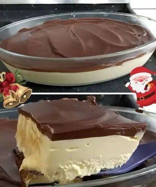 Postre Frío de Chocolate y Vainilla: El Sabor de Siempre, Sin Horno