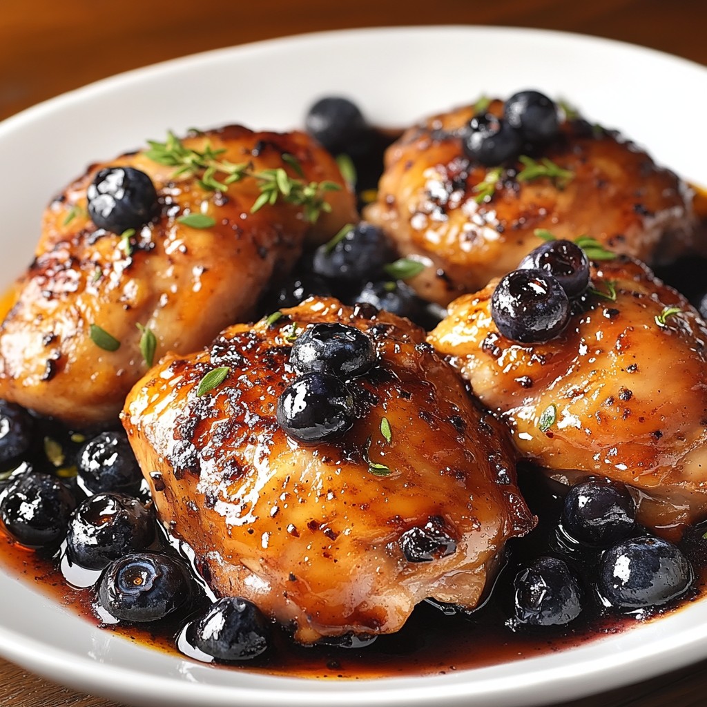 Pollo con Arándano y Naranja: Receta Saludable y Gourmet para Todos los Días