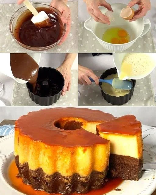 Chocoflan Casero