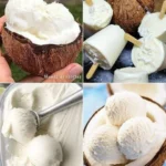 Paleta de Coco cremosa y refrescante, perfecta para un día caluroso.